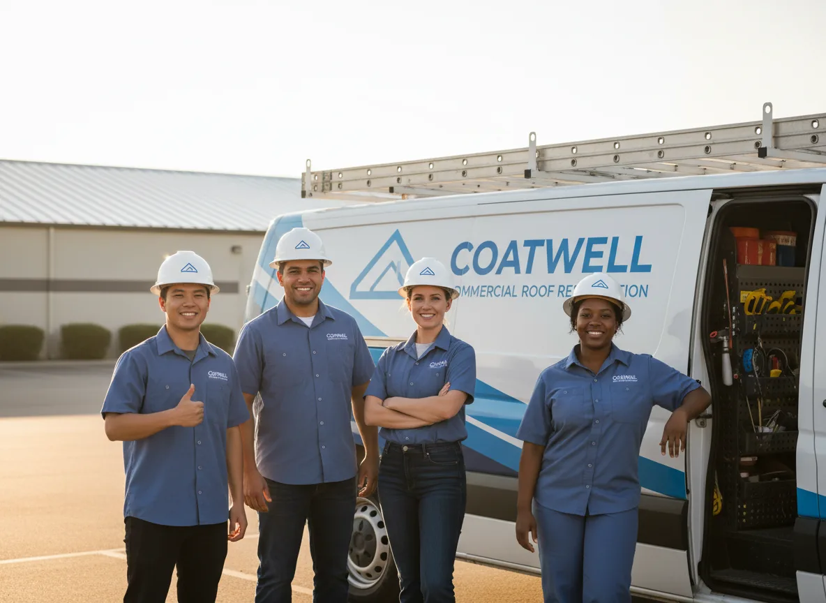 Commercial roof coating company in Cleveland, WI